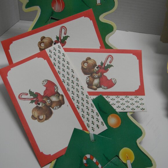 2 Vtg Christmas Card Holder Hanging Approx 3 Ft Long ea Holds 12 Cards Each - Picture 3 of 3